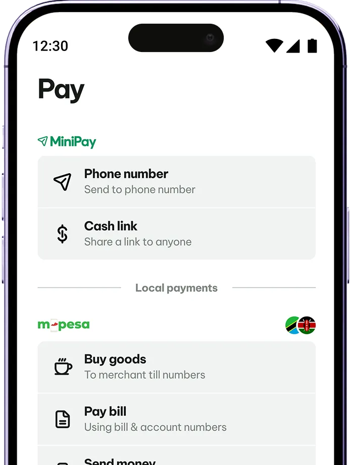 MiniPay | Dollar Stablecoin Wallet